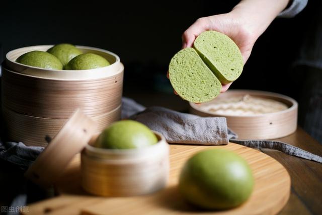 「减糖菜谱」菠菜馒头