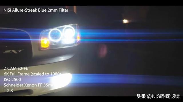 「测评」美国独立电影制作人测试NiSi蓝色拉丝滤镜