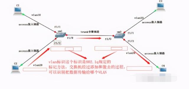 VLAN的划分和网络的配置实例