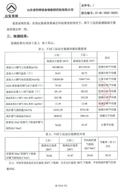 全国能源信息平台|方信立华烧结烟气低温SCR脱硝彰显巨大节能优势“日钢12#烧结机烟气减白脱硝系统”节能率超38%