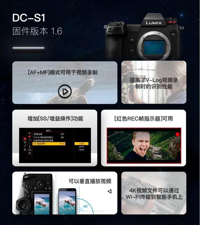 松下全画幅微单S1固件升级啦~ 不花钱又变一台新机