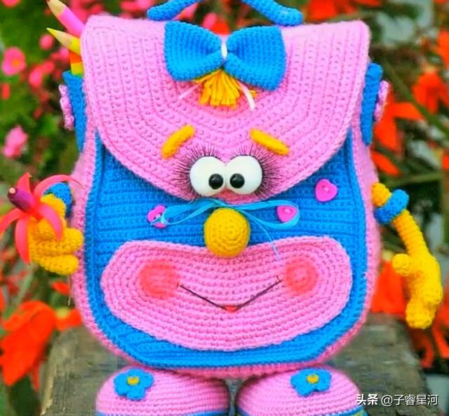 #超级宝妈#可爱又漂亮!多款手工编织的小包包,送给孩子最好的礼物