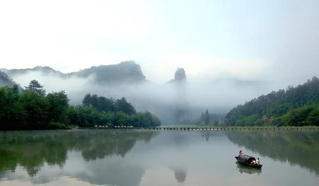 「约吗旅行」浙江卫视报道:仙都景区有序开放