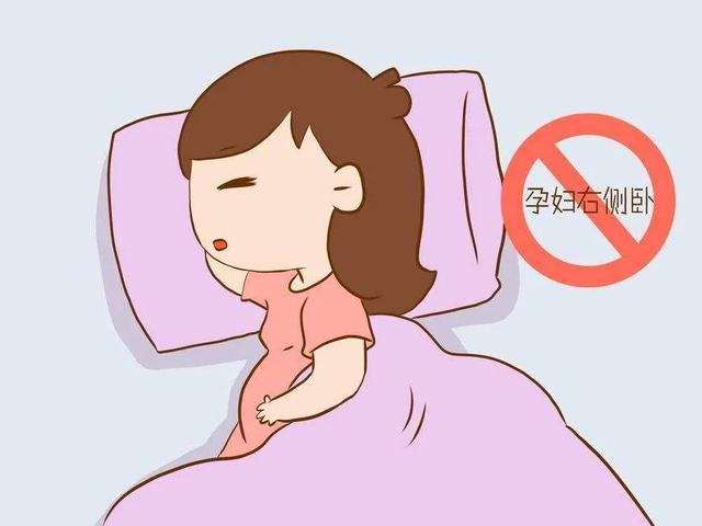 「孕事生活」孕妇标准睡眠姿势：左侧卧