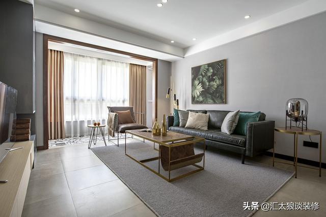 常见的装修风格看腻了，来看下现代风+轻奢的搭配吧，太有感觉了