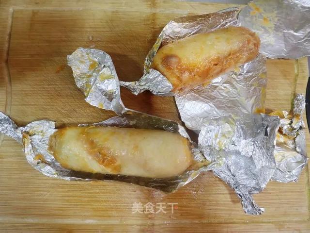 奥尔良鸡腿卷：不用烤箱不油炸！鸡腿吃出新花样！
