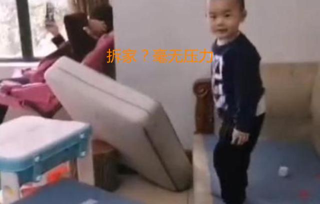 [你的育儿经]双胞胎拆家“佛系奶奶”视而不见，躺在阳台刷手机淡定自如，佩服