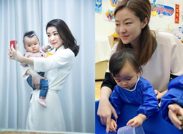 影视交流地|熊黛林晒双胞胎画作风格迥异,妹妹长势喜人已高过姐姐