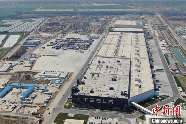 【环球网】特斯拉上海超级工厂二期建设已初具规模