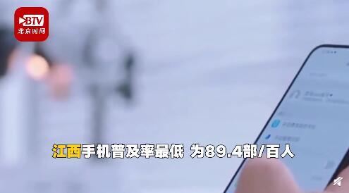 [中国经济周刊]你用了多少？去年全年人均月流量7.82GB 北京手机普及率最高