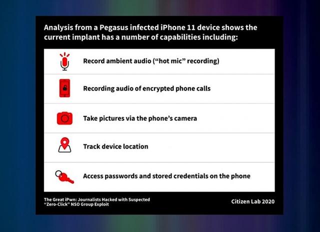 Citizen Lab：数十名记者iPhone遭到NSO“零次点击”间谍攻击