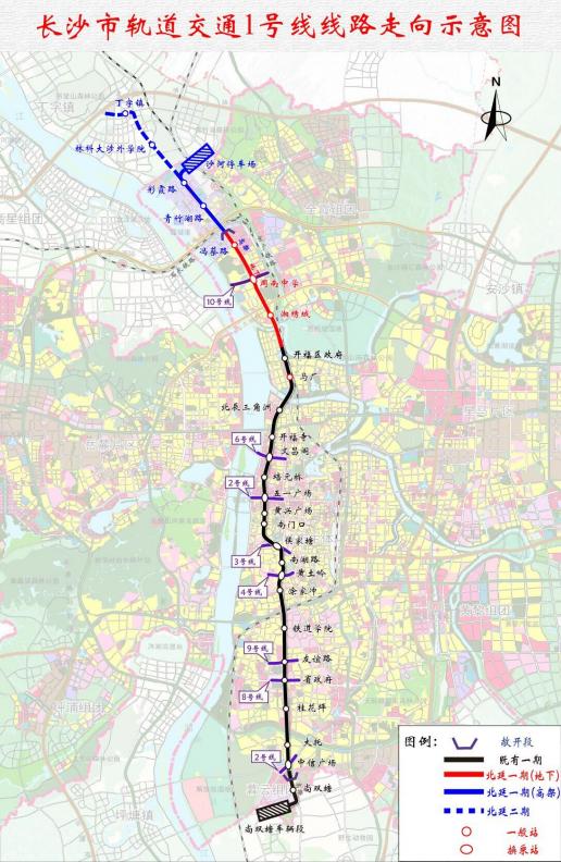 最新长沙地铁第三轮规划新增7个站点涉及1467号线