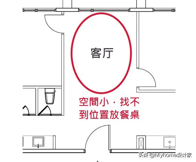 隔断|56平米小户型想扩容？平面布置图这样改，砸掉隔断收纳翻2倍