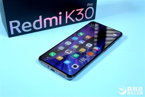 环球网：Redmi K30 Pro开箱图赏：弹出式真全面屏 无水滴无挖孔