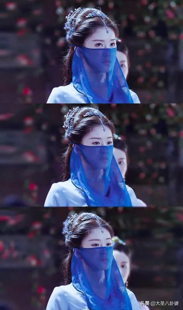 多拉不懂A梦|《仙剑》中紫萱戴面纱是美，赵露思也戴面纱，那完全就是倾国倾城