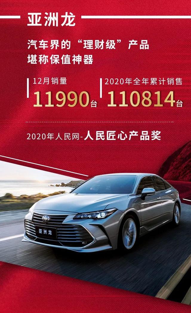 80万辆年销量收官2020 一汽丰田为何这么“秀”？