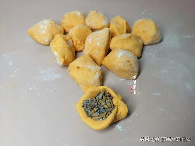 学生早餐，我用红薯做发面饼，香甜宣软，凉后不发硬