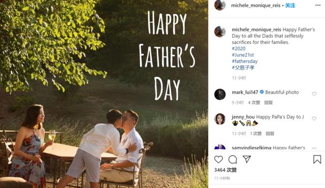 老猫念诗|许晋亨获9岁儿子献吻,50岁李嘉欣在旁手拿香槟如人生赢家