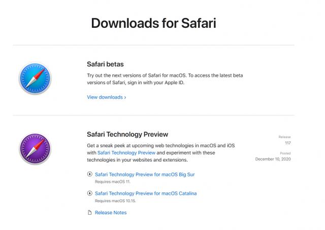 苹果发布Safari技术预览版更新：修复 117 处BUG