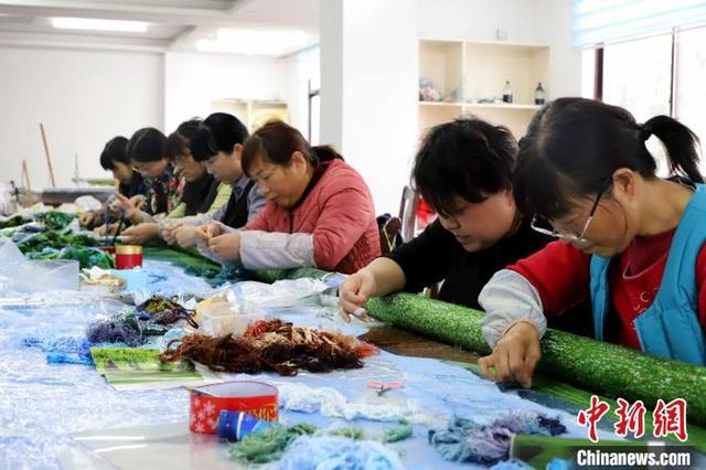 乱针绣|税收助力民间传统艺术走上发展“快车道”