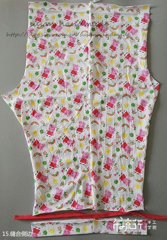 玻璃球的空气|小翻驳领儿童家居服,附过程&公式图纸教学