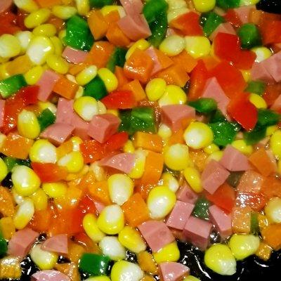 一学就上手的五彩蔬丁凤梨炒饭，小白也能1秒变大厨