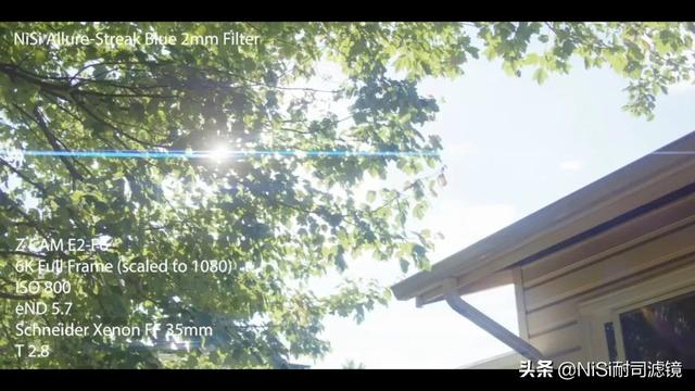 「测评」美国独立电影制作人测试NiSi蓝色拉丝滤镜