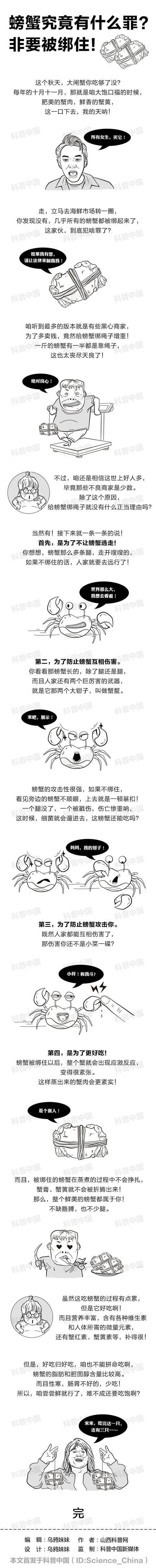 真相大白！螃蟹为啥都绑着卖？最后一个原因你绝对想不到…