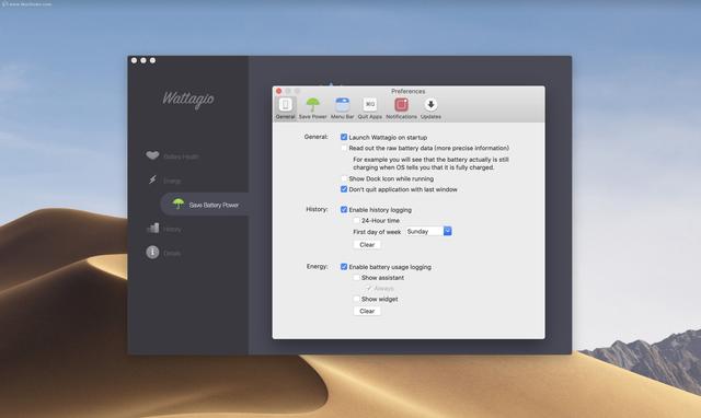 Wattagio for Mac(电池管理)