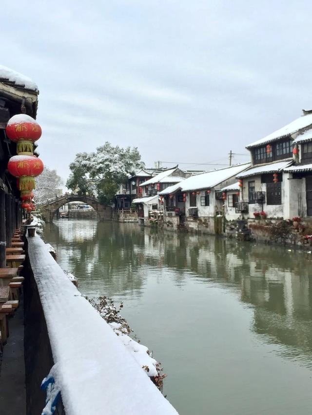 冬至将至！在枫泾古镇，初雪和这壶温酒更配哦