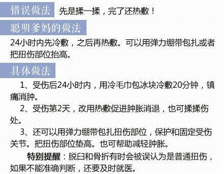 你的育儿经|实用帖！孩子容易磕伤碰伤，聪明爸妈都是这么处理