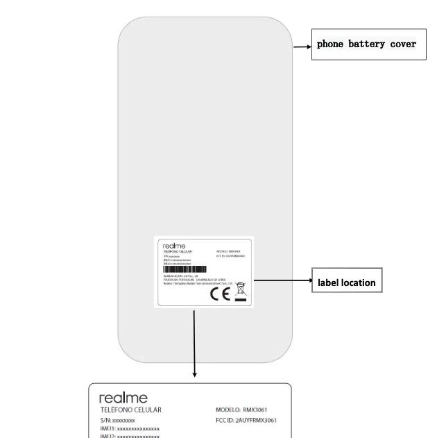 realme RMX3061通过FCC认证：5000mAh电池 后置三摄