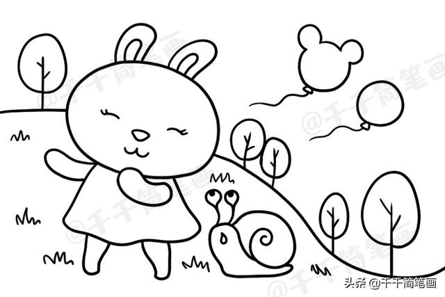 你的育儿经:儿童春天风景画大全,好看易画,让孩子更了解大自然