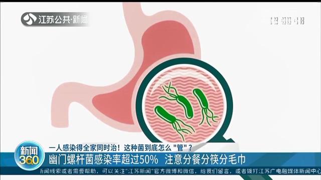 一人感染得全家同时治疗！幽门螺杆菌到底怎么“管得住”