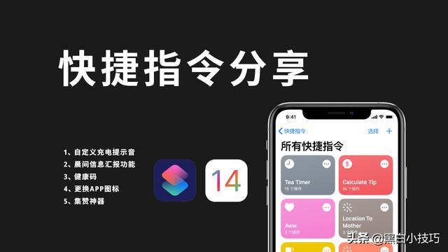 「快捷指令分享」IOS14 超好用的 4个快捷指令