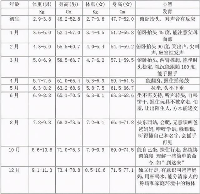 周岁宝宝发育标准有哪些？四项判断标准缺一不可，你家娃达标没