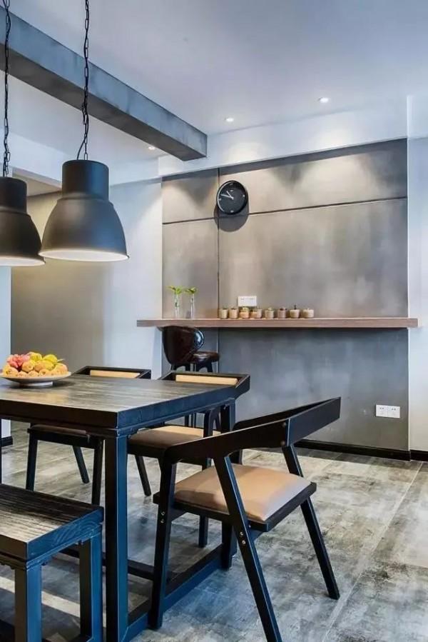 空间|100㎡现代小资风，简约工业范，年轻高级感