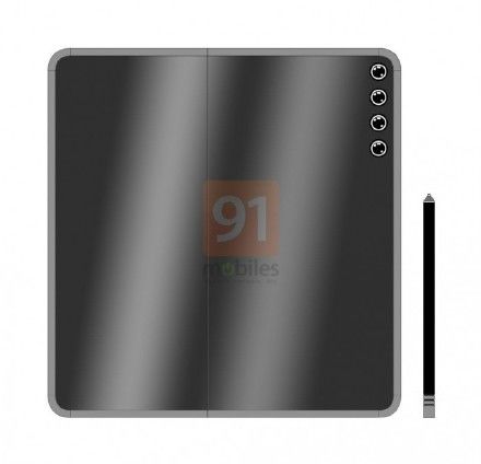 「太平洋电脑网」华为Mate X2渲染图曝光：前后6摄+手写笔？