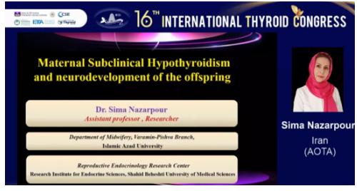 「ITC2020」妊娠期亚临床甲状腺功能减退症与子代神经智力发育