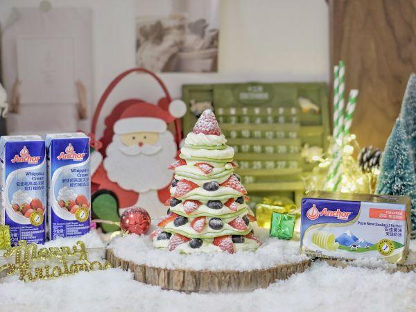 版圣诞树松饼蛋糕