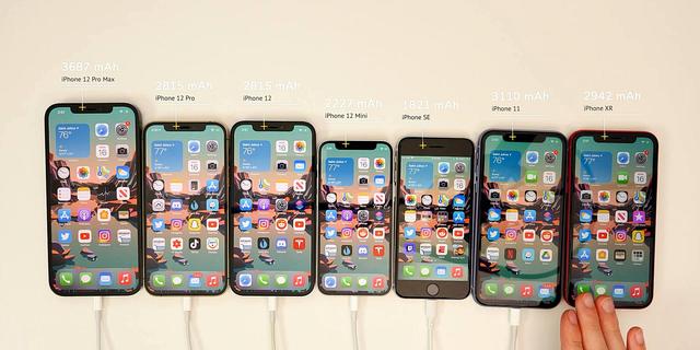 7款iPhone续航测试：iPhone12Pro排第2