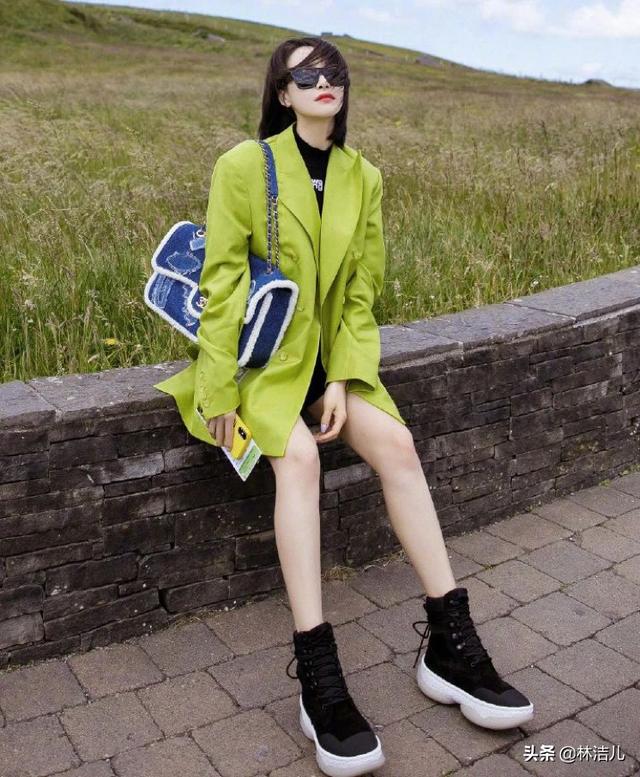 时尚迪科夏天做仙女，一定要带点“绿”才行，杨幂、钟楚曦都把绿色穿活了