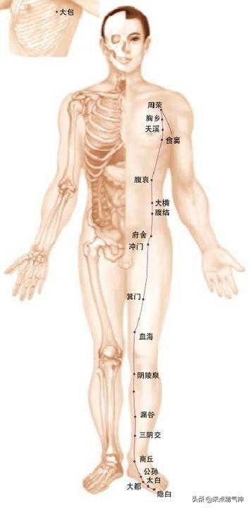 除湿气的大穴，揉按有酸胀痛感，这是体内有湿的缘故！源头祛湿