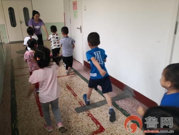 无穷的温馨|东营市广饶县西苑幼儿园组织2020春季学期防踩踏应急疏散演练