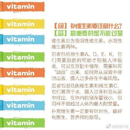 维生素|如何摄取足够的维生素？