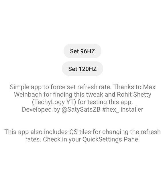 【环球网】如何将三星Galaxy S20屏幕刷新率设置为96Hz？