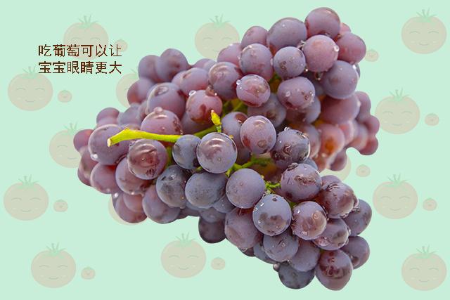 超级宝妈▲怀孕期间，孕妇吃葡萄越多，孩子出生后眼睛越大吗？别适得其反了