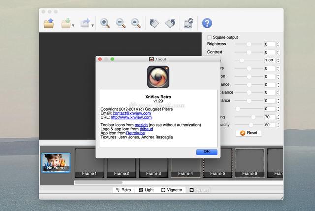 XnRetro for Mac(照片处理工具)
