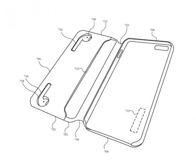 专利显示苹果正在研究可以给AirPods充电的iPhone手机壳