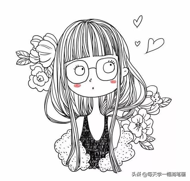 超级宝妈▲这么多可爱的小女孩每一个都很爱啊快收藏了慢慢画